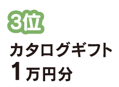 3位 カタログギフト 1万円分