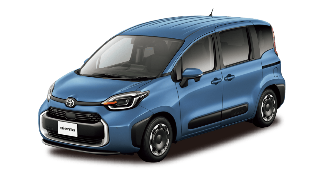 新型シエンタ（グレイッシュブルー〈8W2〉）のイメージ