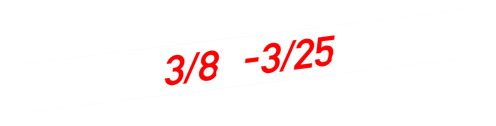 応募期間は3月8日(木曜日)から3月25日(日曜日)までです。